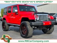 Used, 2016 Jeep Wrangler Unlimited Sahara, Red, 35861A-1