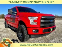 Used, 2017 Ford F-150 Lariat, Red, 34452A-1
