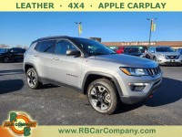 Used, 2018 Jeep Compass Trailhawk, Silver, 34905-1