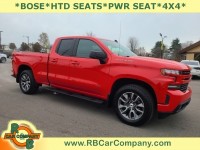 Used, 2019 Chevrolet Silverado 1500 Extended Cab RST 4WD 2.7L I4 Turbo, Red, 33416-1