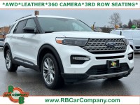 Used, 2021 Ford Explorer Limited, White, 36680-1