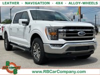 Used, 2021 Ford F-150 LARIAT, White, 36840-1