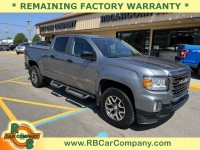 Used, 2021 GMC Canyon 4WD AT4 w/Leather, Silver, 34385-1