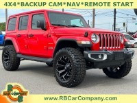 Used, 2021 Jeep Wrangler Unlimited Sahara, Red, 35984-1